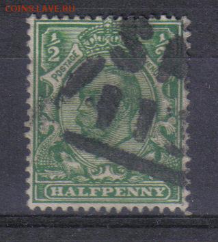 Марки Британии 1911г Стандарт до 18.05 22.00мск - Марки Британии 1911г Стандарт 4,5 дол