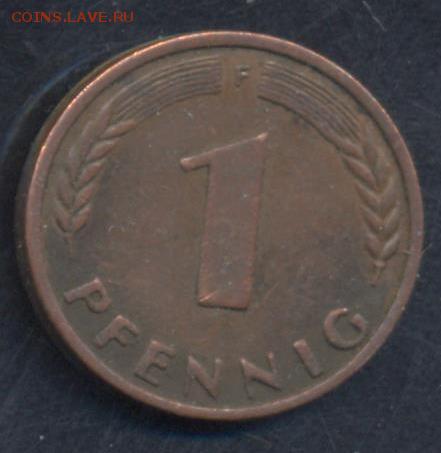 Германия 1 пфенниг 1948 г. F  20.06.15 г. 22 -00 МСК. - Германия