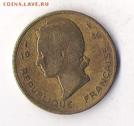 Французская Зап. Африка 25 фр.1956  до 23.07 в 22.10 по МСК - Фр. Зап. Африка 25 франков 1956 1