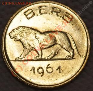 Продаю Руанда-Бурунди 1 франк 1961. Состояние – АНЦ !!! - 1161565260