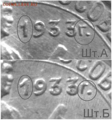 10 копеек 1933 помогите определить шт - А,Б