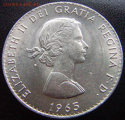 Великобритания_памятная крона 1965 "Черчилль"; 12.10_22.00мс - 10515
