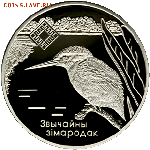 Беларусь, 1 рубль Зимородок 04.11 22.00 - зим 1