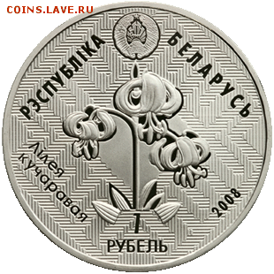 Беларусь, 1 рубль Зимородок 04.11 22.00 - зим 2