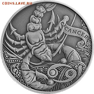 Беларусь, 1 рубль 2015 Рак, новинка 12.11. 22.00 - Рак