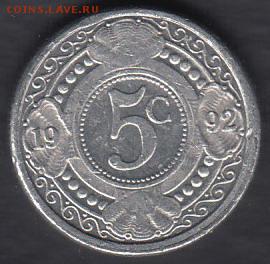 Антильские Острова 5 центов 1992 до 16.11.2015 21-30 - Антиллы а