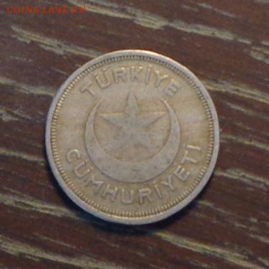 ТУРЦИЯ - 5 куруш 1938 до 24.11, 22.00 - Турция 5 куруш 1938-1