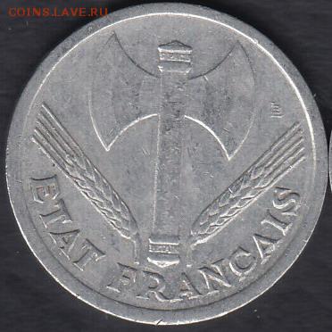 Франция 1 франк 1942 до 21.11.2015 21-30 - 222