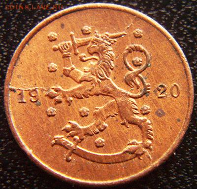 Финляндия_1 пенни 1920; до 21.11_22.52мск - 10520