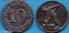 Нотгельды Германии. Обзорная тема. - Frankenthal 10 Pfennig 1918 Gießer