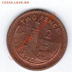 Гибралтар 2 пенса 2001 год до 15.09 в 23.00 - 14 008