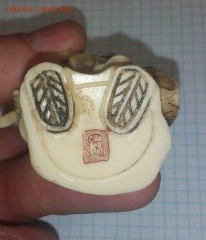 Фигурка старец (Конфуций?). Резьба. - 3