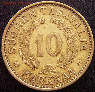 Финляндия_10 марок 1930; до 12.12_22.24мс - 10559