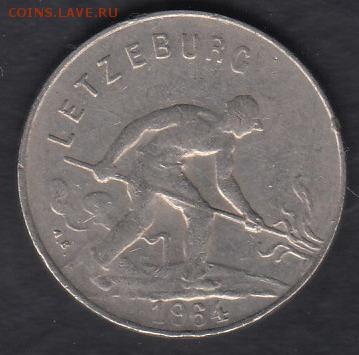 Люксембург 1 франк 1964 до 26.12.2015 21-30 - 222