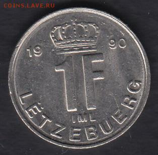 Люксембург 1 франк 1990 до 26.12.2015 21-30 - 111