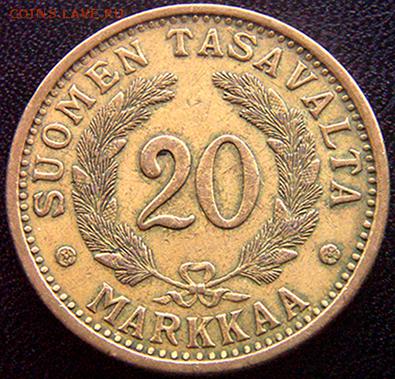 Финляндия_20 марок 1939; до 29.12_22.36мск - 10750