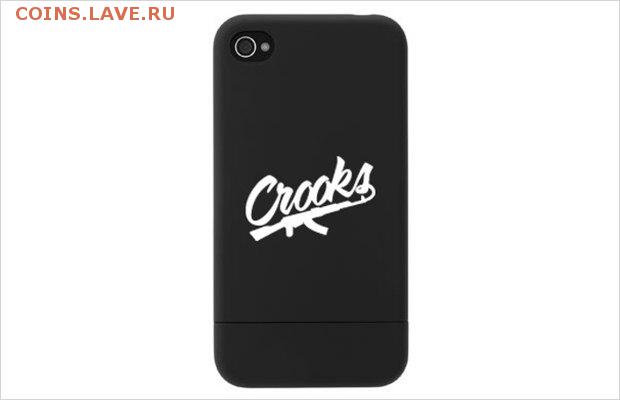 Изображение автомата Калашникова на бонах, монетах, жетонах - Наклейка Crooks & Castles