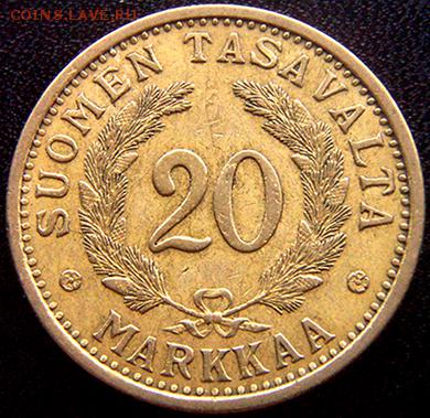Финляндия_20 марок 1935; до 14.01_22.10мск - 10852