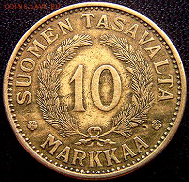 Финляндия_10 марок 1932; до 25.01_22.10мск - 10858