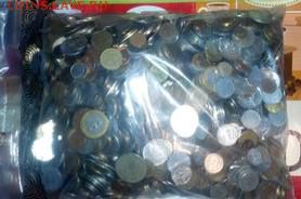 продажа иностранных монет оптом в мешках - мешок