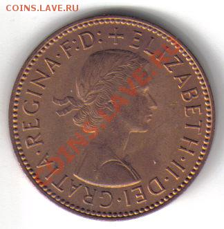 2 пенни 1967 AUNC до 13.10 21.00мск - Британия полпенни 1967-1