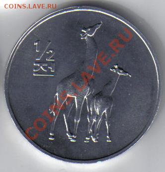 2 чон 2002 жирафы UNC до 19.10 21.00мск - Северная Корея 1,2 чон 2002 жирафы-1