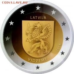 Юбилейные и памятные 2 евро 2011 - ... гг - 2-euro-latvia-2016-Vidzeme-250x250
