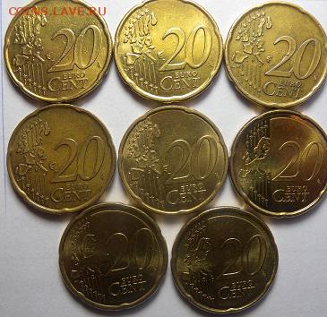 Монеты  ЕВРО от 1ц по 50 центов. - DSCN6912.JPG