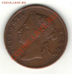 Стрейтс-Сеттлементс 1 цент 1900 Редкий год ДО 30.10.10 в 22: - 45.2