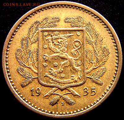 Финляндия_20 марок 1935; до 21.05_22.58мск - 10851