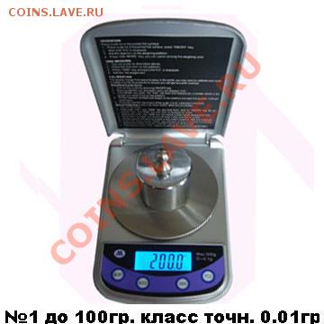 Весы карманные до 100гр. и 200гр. - класс точности - 0,01гр. - 100гр-0.01