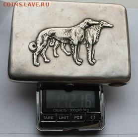 Серебряный портсигар 84 проба клейма ВП. - IMG_8293.JPG