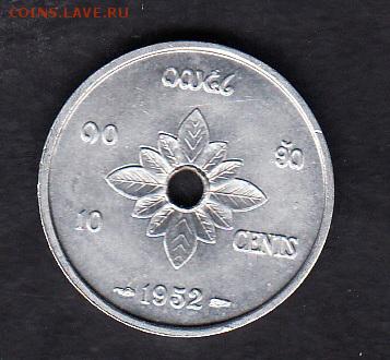 Лаос 1952 10ц - 10а