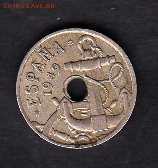 Испания 1949 50 песет - 11а