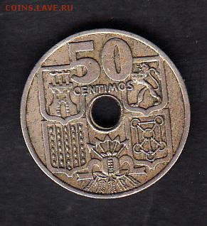 Испания 1949 50 песет - 11
