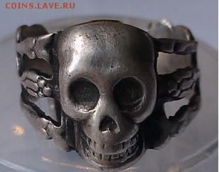 перстень серебро 84 проба - 1