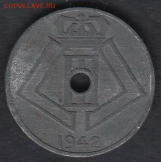 Бельгия 5 сантимов 1942 до 06.07.2016 21-00 - 013 р