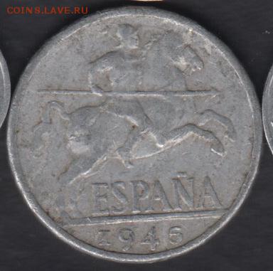 Испания 10 сентимо 1945 до 08.07.2016 21-00 - 018 а