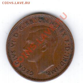 Англия фартинг 1942 год до25.11 в 23.00МСК - 14 1192