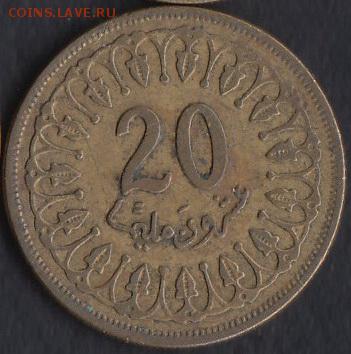 Тунис 20 миллимов 1960 до 12.07.2016 21-00 - 003 а