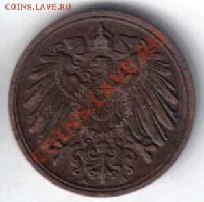 Германия 1 пфенниг 1913А до 28.11 21.00мск - Германия 1 пфенниг 1913A-2