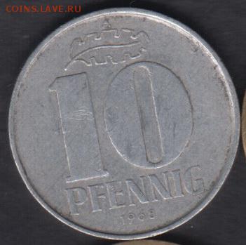ГДР 10 пфеннигов 1968 до 18.08.2016 21-00 - 01