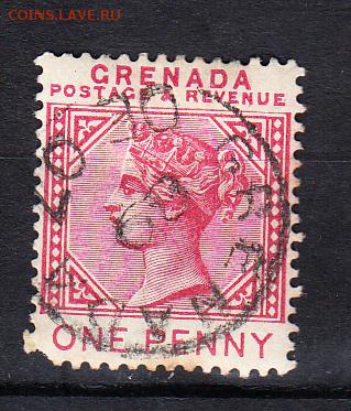 Колонии Гренада 1м 1887г 1ц - 82
