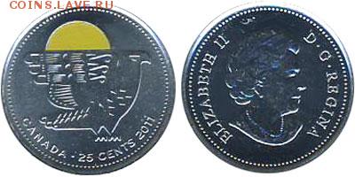 Канада. 2011. Legendary Nature. Набор 6 монет. Фикс - 2511FAC-Z