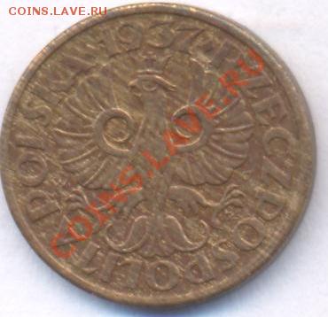 Польша 1 грош. 1937 г. До 16.12.10 г. 20-00 МСК. - Польша 1 37