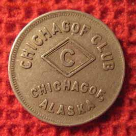 Острова: монеты, токены, жетоны, медали.. Названия и фото. - Chichagof, Alaska Trade Token (1) copy