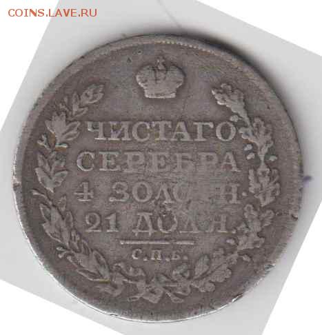 Монета Рубль 1824 года - монетка1
