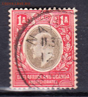 Колонии Брит Африка и Уганда 1904 1м - 399