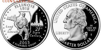 Игра "САМАРА(от А до Я)" - 25-cents-Illinois-2003