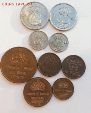Швеция 9 монет до 22-00 22.12.16 - 1482234065392